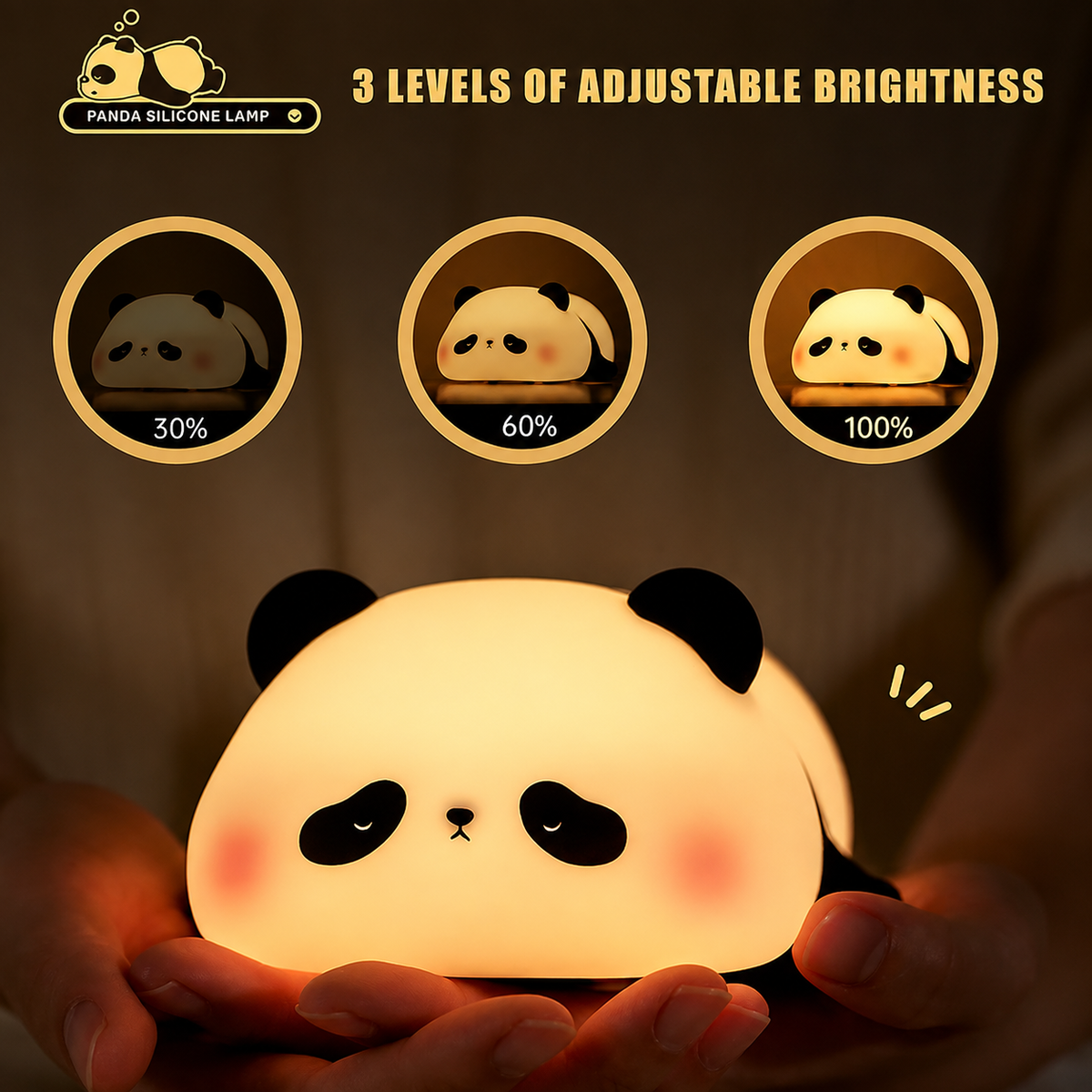 Cute Panda Night Light