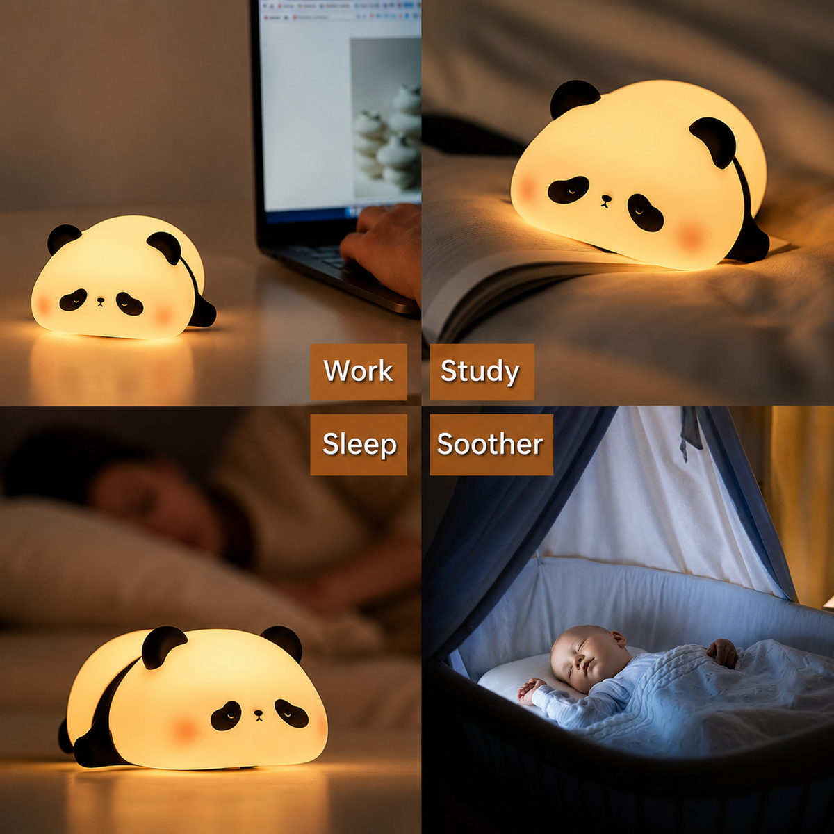 Cute Panda Night Light