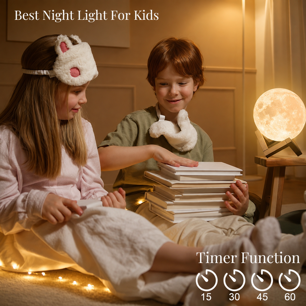 3D LED Moon Light
