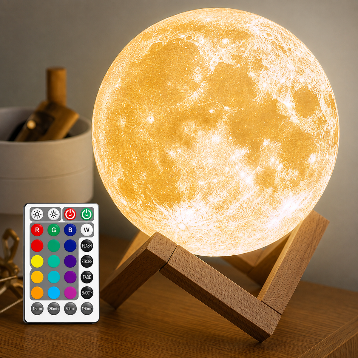 3D LED Moon Light